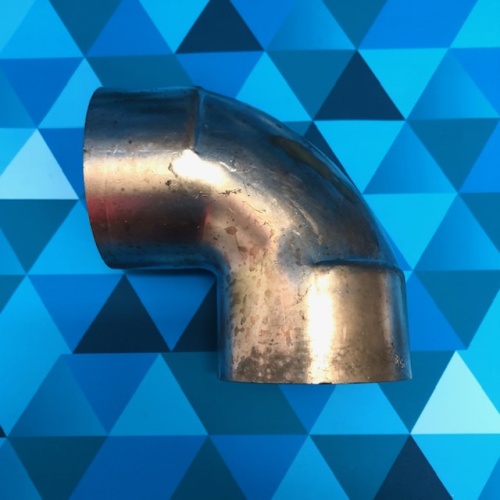 Угол медный 90гр. 2-5/8" (66,68мм) пайка