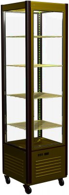 Витрина кондитерская Carboma D4 VM 400-1 (R400C Люкс) (0109-0102 (коричнево-золотой)