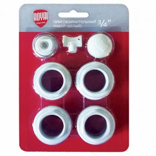 RT03.1 Royal Thermo Набор присоединительный 3/4 white