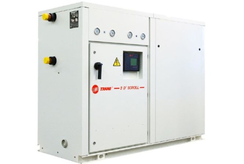 Чиллер большой производительности воздушного охлаждения Trane CGWH/CCUH250 со спиральным компрессором без конденсатора