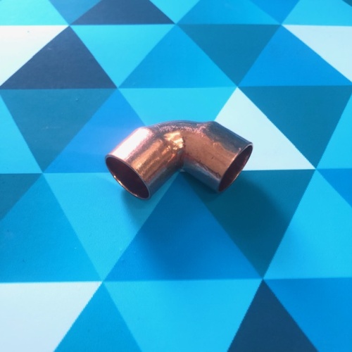 Угол медный 90гр. 5/8" (15,87 мм.) пайка