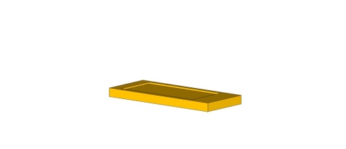 Горизонтальный блок, серия SandyLine Kit, 50х300х715 мм