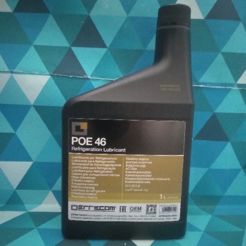 Масло синтетическое Errecom POE 46 (1л.) (Италия) (R134a, R404A, R407C, R507) OL6015.K.P2