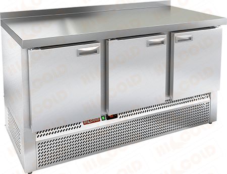 Стол охлаждаемый с полимерным покрытием (RAL 7004)  HICOLD  SNE 111/TN W