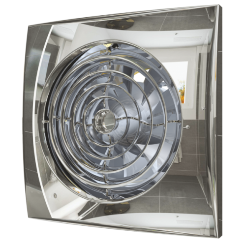 Вытяжка для ванной диаметр 125 мм ERA AURA 5C Chrome