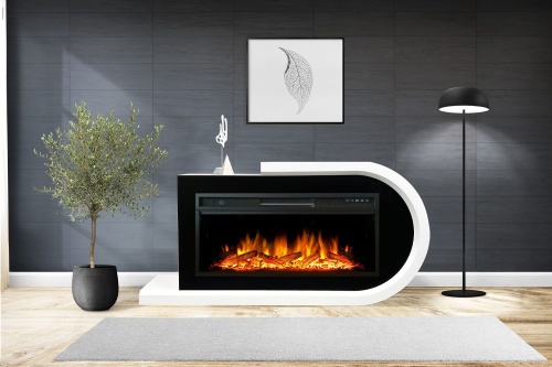 Портал Royal Flame Basel L - Белый с черным