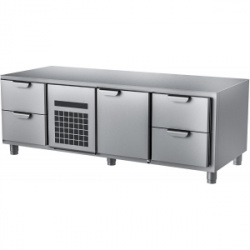 Стол холодильный низкий HappyChef TC L 2-CR-1-2 без столешницы