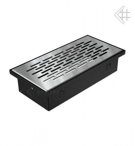 Вентиляционная решетка для камина Kratki НАПОЛЬНАЯ стальная 9x20 920/SZ/FLOOR