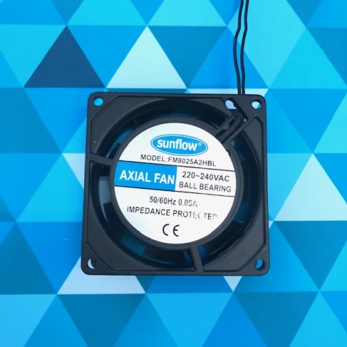 Вентилятор YZF 8025 HBL 80х80х25 (подшипник качения) 220V Китай
