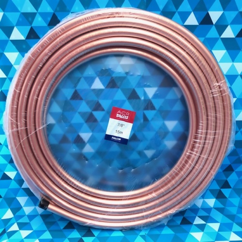 Труба медная Halcor 7/8 х 15,0 метров (толщина стенки 0,9мм) Греция