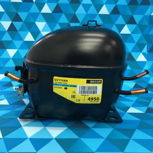 Компрессор (R134) SECOP (219Вт) GVY75AN (LBP, 219Вт при -23.3C*/ASHRAE) Словакия