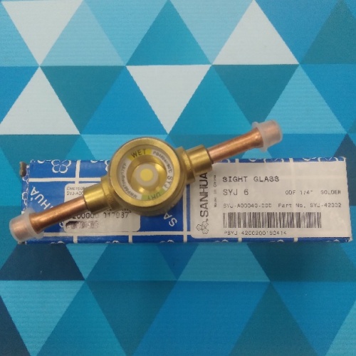 Смотровое стекло SANHUA (SYJ-42002) SYJ-A00040-000 (6s) 1/4" (пайка)
