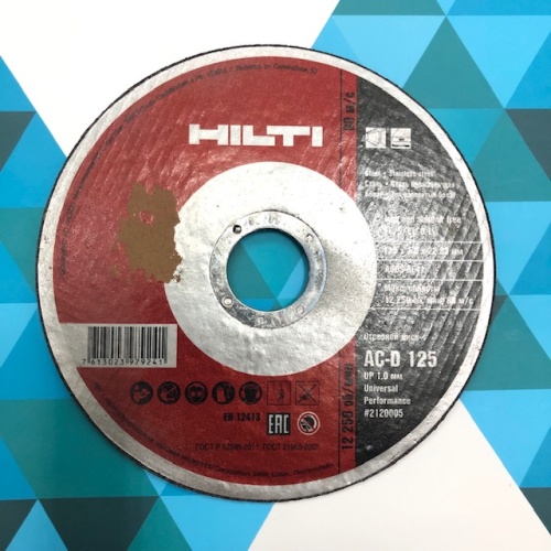 Отрезной диск по металлу нерж. AC-D (125х1,0) UP, Hilti