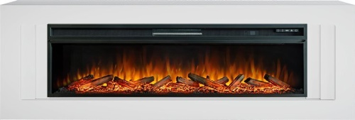 Каминокомплект Line 60 - Белый с очагом Vision 60 LOG LED