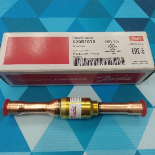 Обратный клапан Danfoss NRV10s 3/8 (10мм.) пайка 020B1015