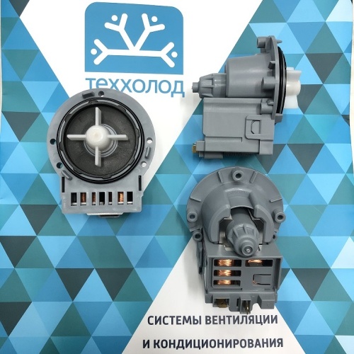 Насос ASKOLL 40W (3 винта, фишки назад/не вместе, медная обмотка)