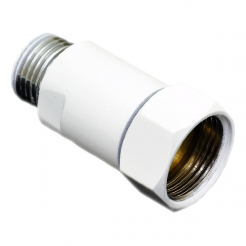 Соединение прямое Grota 1/2"х3/4" SMART цвет белый