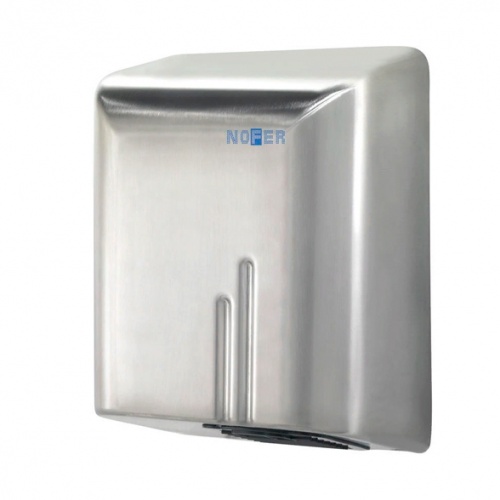 Металлическая сушилка для рук Nofer BIG FLOW 2050 W матовая