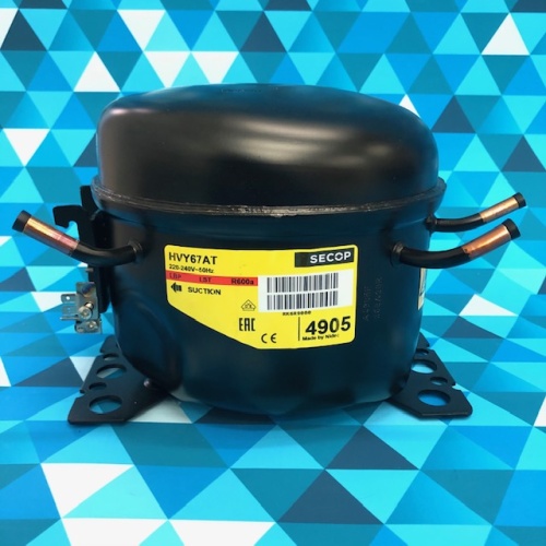 Компрессор (R600) SECOP (110Вт) HVY67AT (LBP, 110Вт при -23.3C*/ASHRAE) Словакия