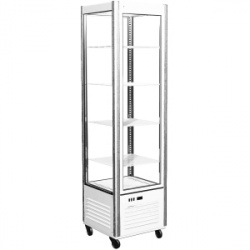 Витрина холодильная напольная ПОЛЮС D4 VM 400-1 (R400С) (цвет по схеме) RAL9003
