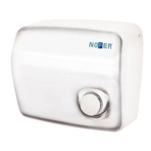 Металлическая сушилка для рук Nofer KAI 1500 W с кнопкой белая