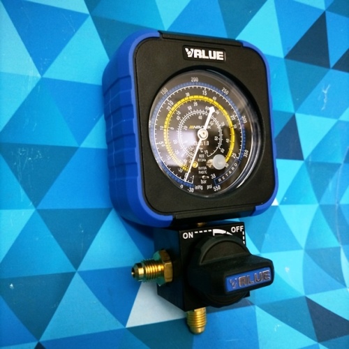 Коллектор одновентильный VALUE VRM1-B-0404 (для R22, R134a, R410a, R407C, низкое давление)