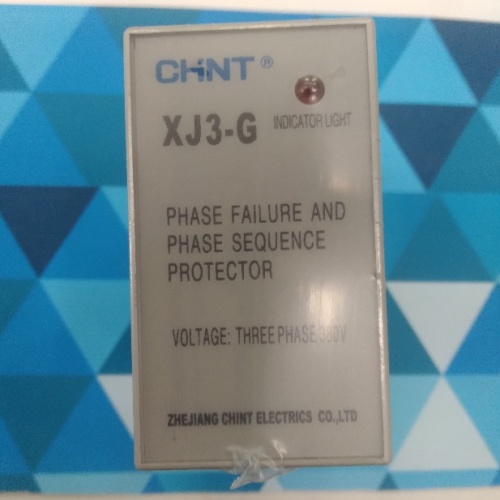 Реле защиты двигателя CHINT XJ3-G (защита последовательности фаз и реле недостатка XJ3-G AC380V)
