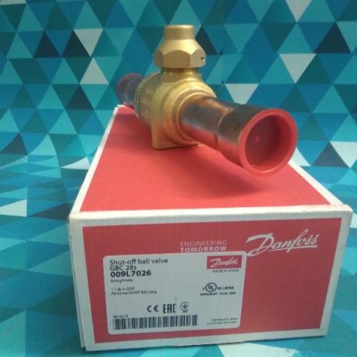 Вентиль шаровой Danfoss GBC 28S (1-1/8" (28мм.) дюймовый, пайка) (009L7026)