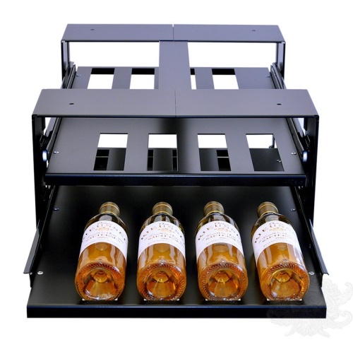 Металлическая стойка 75 5G с 2 полками на 6 бутылок 0,75 л, серия CollectionRack (Arcave)