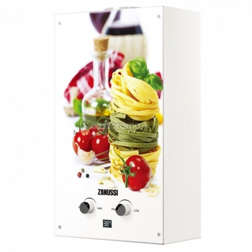 Газовый проточный водонагреватель Zanussi GWH 10 Fonte Glass La Spezia