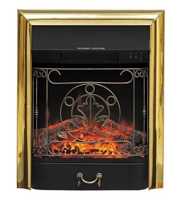 Очаг электрокамина InterFlame Majestic Brass/Black