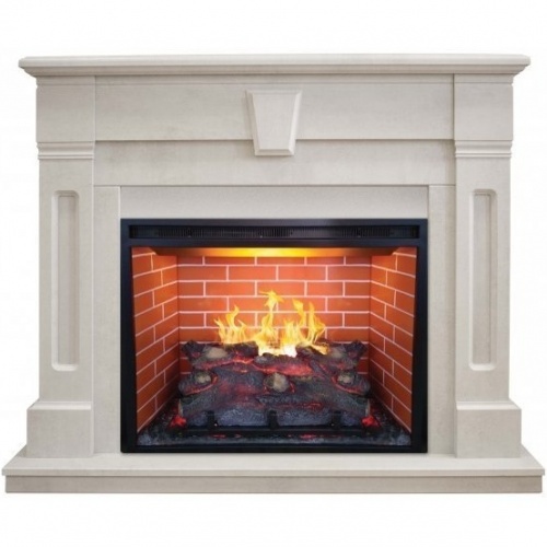 Электрокамин с увлажнителем воздуха Real-Flame Kellie 25,5/26 WT с очагом 3D Leeds 26
