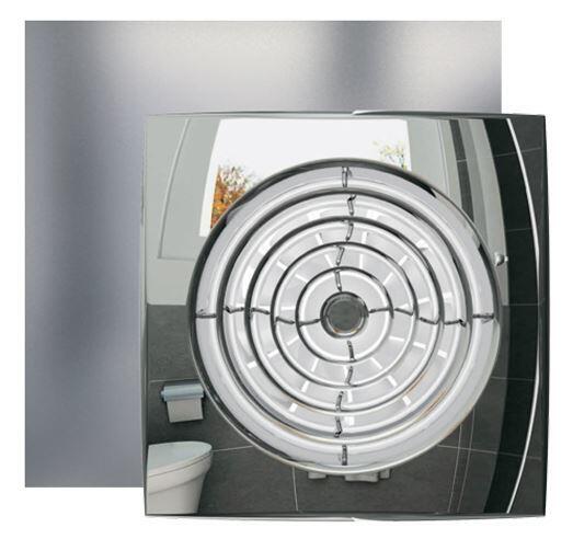 Вытяжка для ванной диаметр 125 мм ERA AURA 5C Chrome