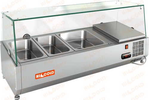 Настольная витрина для ингредиентов HICOLD VRTG