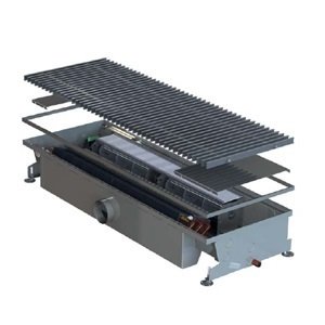 Внутрипольный конвектор длиной 1,1 м - 1,5 м Minib COIL-HCM AIR 1250