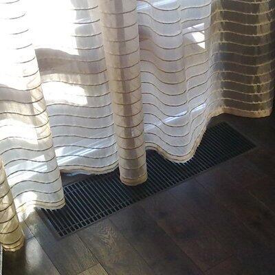 Внутрипольный конвектор длиной 1,1 м - 1,5 м Varmann Qtherm 300x150x1500