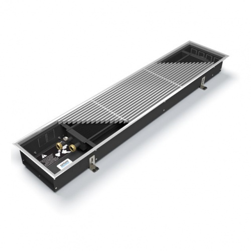 Внутрипольный конвектор длиной 1,1 м - 1,5 м Varmann Ntherm 300x150x1200