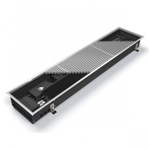 Внутрипольный конвектор длиной 1,6 м - 2 м Varmann Qtherm Electro 230x110x1750