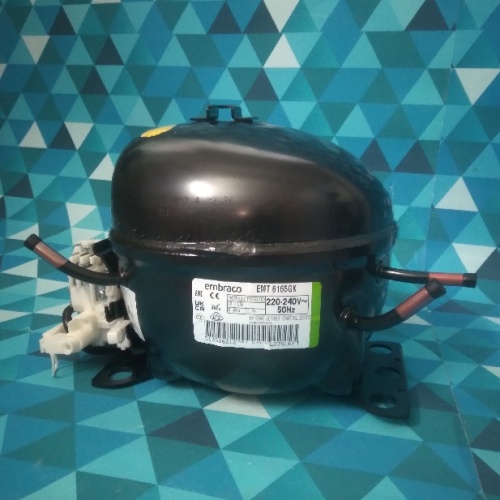 Компрессор Embraco (MBP) EMT6165GK (R404, 881Вт при +7,2C*/ASHRAE, 5,20см3) Словакия