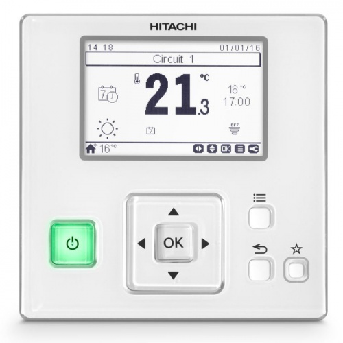 Дистанционный пульт с языками Hitachi PC-ARFHE-03