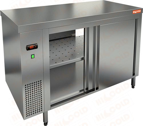 Стол подогреваемый островной сквозной  HICOLD  TS T 10 SN O