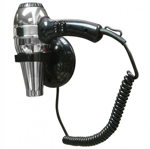 Настенный фен Nofer HOTELline 1800 W черный/матовый