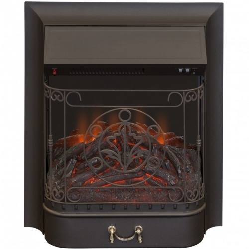 Очаг электрокамина InterFlame Majestic GLS Black/Brass