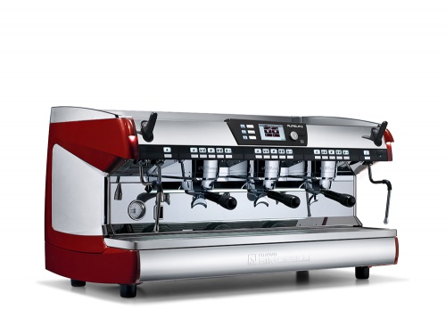 Кофемашина-полуавтомат Aurelia II T3 2Gr S 380V red+cupwarmer+high groups