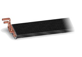 Калорифер горячей воды Dantherm для d400