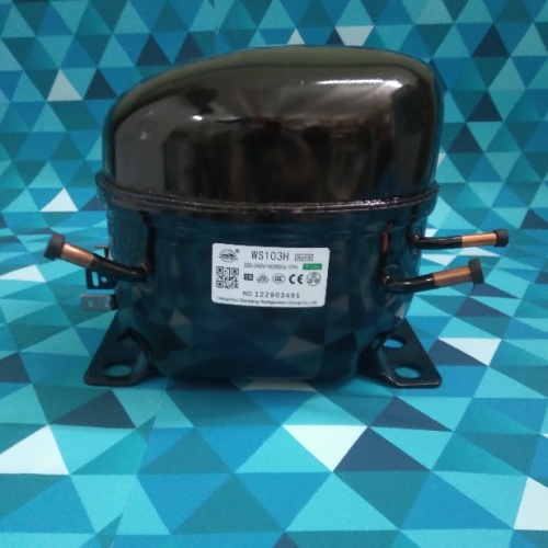 Компрессор (R134) Wansheng (280Вт) WS103H (LBP, 280Вт при -23.3C*/ASHRAE, 10,3см3) Китай