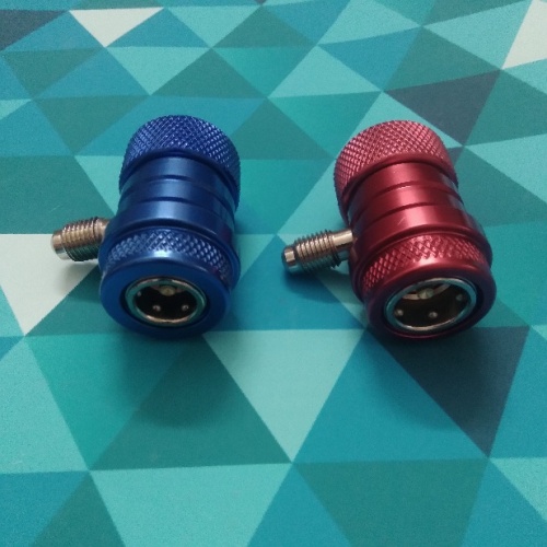 Набор муфт быстросъемных VALUE VHF-SA 1/4" SAE (внешняя резьба, комплект) для заправки автокондицион