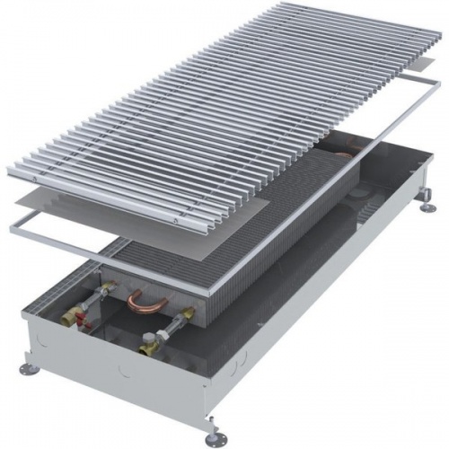 Внутрипольный конвектор длиной 1,1 м - 1,5 м Minib COIL-PMW125 1500