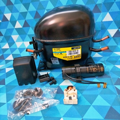 Компрессор SECOP (MBP) (105G6885) NL10MF     (R134a, 1019Вт/+7,2C*, ASHRAE, 10,09см3) (HST с конденс