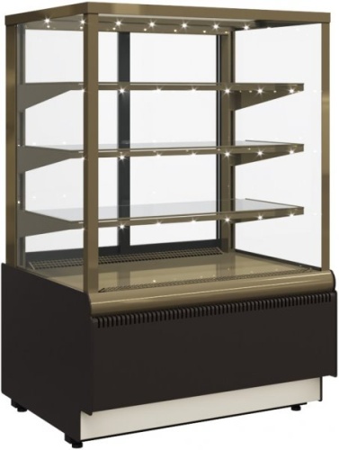 Витрина кондитерская Carboma KC70 VV 1,3-1 STANDARD 0102-0109 (ВХСв-1,3д Cube Люкс)